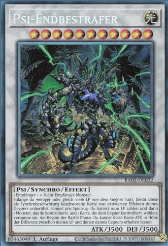 YuGiOh Psi-Endbestrafer (V.6) RA02-DE032 Collectors Rare Deutsch Deutsch Boosterfrisch 1. Auflage von ReCollectibles