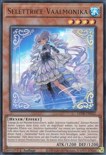 YuGiOh Selettrice-Vaalmonika (V.1) LEDE-DE022 Ultra Rare Deutsch Deutsch Boosterfrisch 1. Auflage von ReCollectibles