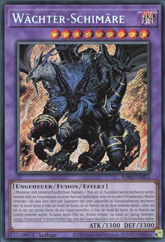 YuGiOh Wächter-Schimäre (V.3) RA02-DE023 Secret Rare Deutsch Deutsch Boosterfrisch 1. Auflage von ReCollectibles