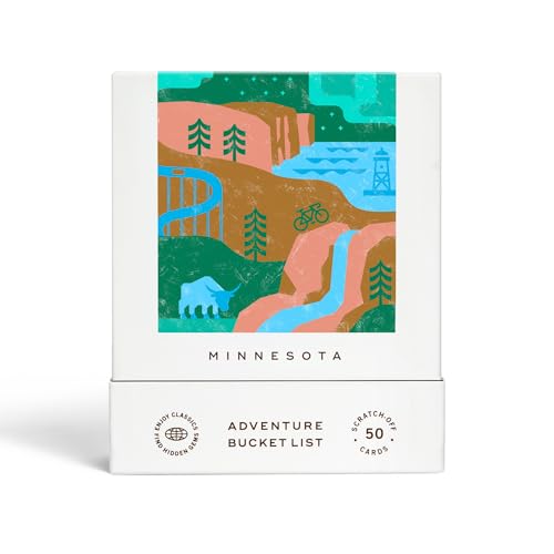 Reach International Outfitters Minnesota Adventure Bucket List: 50 Rubbelkarten für Outdoor-Aktivitäten, Touristenattraktionen und Roadtrips – perfektes Reisegeschenk und Leitfaden zum Erkunden von Reach International Outfitters