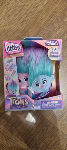 REAL LITTLES Trolls – Mini-Rucksack mit Karabiner, Trolls-Lizenzprodukt, Überraschungsgeschenk – Modell und Farbe zufällig von Real Littles