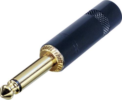 Rean AV NYS224BG Klinken-Steckverbinder 6.35mm Stecker, gerade Polzahl: 2 Mono Schwarz, Gold von Rean AV