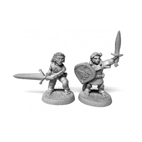 Reaper Miniatures Halfling Kämpfer und Barbar von Reaper