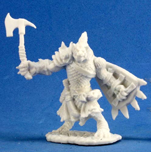 Pechetruite 1 x BLOODMANE Warrior GNOLL - Reaper Bones Miniature zum Rollenspiel Kriegsspiel - 77236 von Reaper