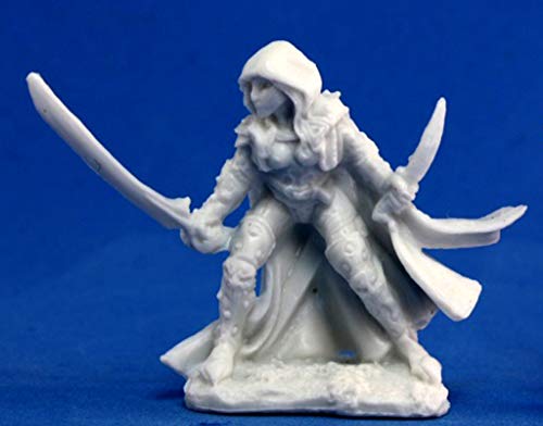 Pechetruite 1 x DELADRIN Assassin - Reaper Bones Miniature zum Rollenspiel Kriegsspiel - 77035 von Reaper