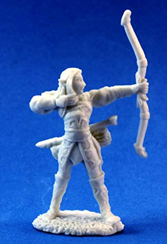 Pechetruite 1 x LINDIR ELF Archer - Reaper Bones Miniature zum Rollenspiel Kriegsspiel - 77021 von Reaper