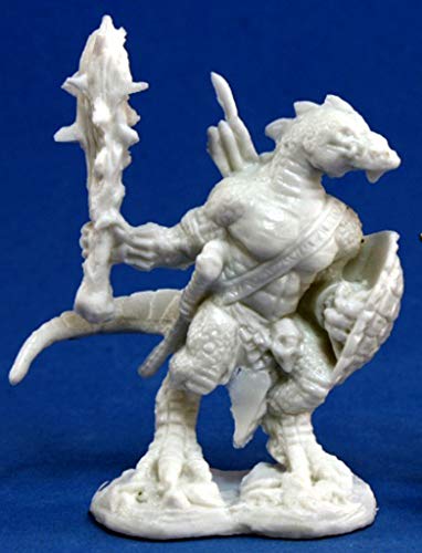 Pechetruite 1 x LIZARDMAN Warrior - Reaper Bones Miniature zum Rollenspiel Kriegsspiel - 77155 von Pechetruite