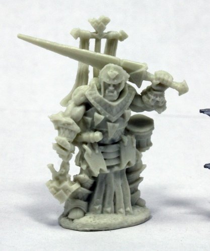 Pechetruite 1 x Pathfinder OLOCH Iconic WARPRIEST - Reaper Bones Miniature zum Rollenspiel Kriegsspiel - 89038 von Reaper