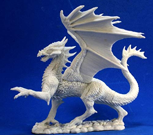 Pechetruite 1 x Silver Dragon - Reaper Bones Miniature zum Rollenspiel Kriegsspiel - 77329 von Reaper