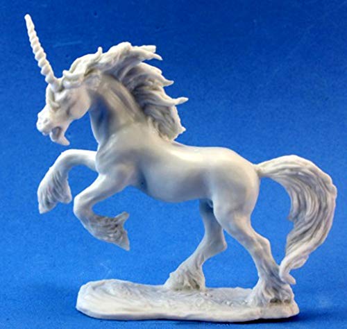 Pechetruite 1 x Unicorn SILVERHORN - Reaper Bones Miniature zum Rollenspiel Kriegsspiel - 77029 von Reaper