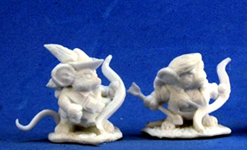 Pechetruite 2 x MOUSELING Ranger and EOMAN - Reaper Bones Miniature zum Rollenspiel Kriegsspiel - 77289 von Reaper