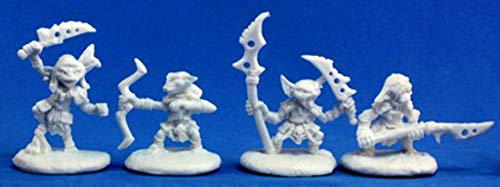 Pechetruite 3 x Pathfinder Goblin Warrior - Reaper Bones Miniature zum Rollenspiel Kriegsspiel - 89003 von Pechetruite