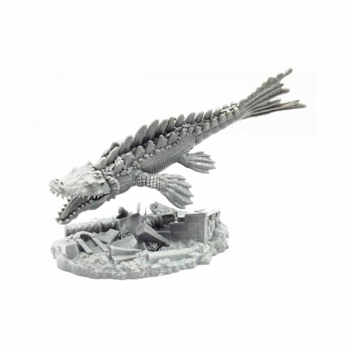 Reaper Crocosaurus (Krokodil-Drache), Miniatur-Figur, 25 mm, heldenhafte Skala von Reaper