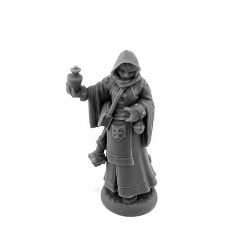 REAPER Olivia weibliche Kleriker-Miniatur-Figur, 25 mm, heldenhafte Skala Knochen, USA-Miniaturen von Reaper