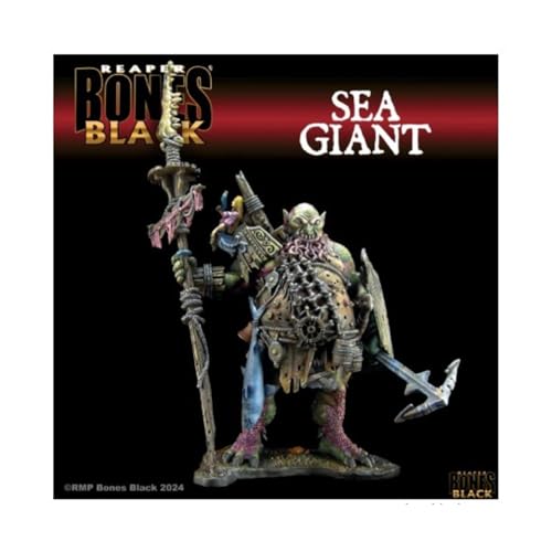 REAPER Sea Giant Miniatur 25 mm heldenhafte Skala Figur Knochen schwarze Miniaturen von REAPER