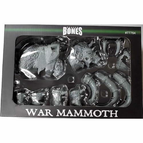 REAPER War Mammut Miniatur, 25 mm, heldenhafte Skala, Dark Heaven Bones Miniaturen von Reaper