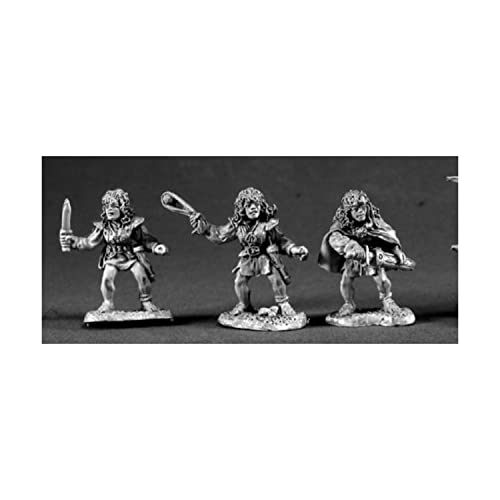 Reaper Miniatures 3359 - Dunkle Legenden: DHL Klassiker, Weibliche Halblinge (unbemalt) von Reaper