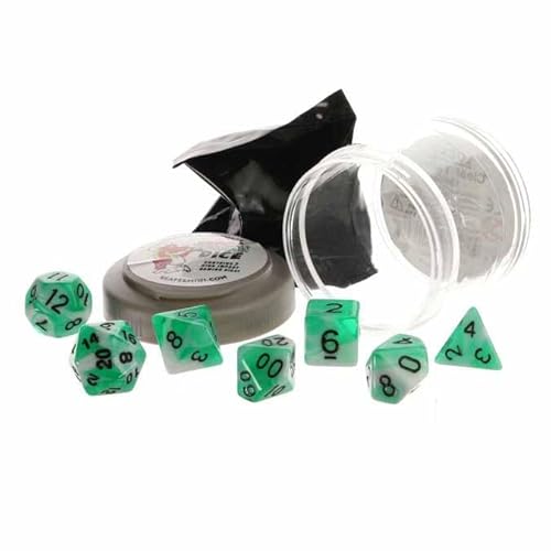 Reaper Miniatures REM19062 Pizza Dungeon Dual Dice Teal & White von Reaper