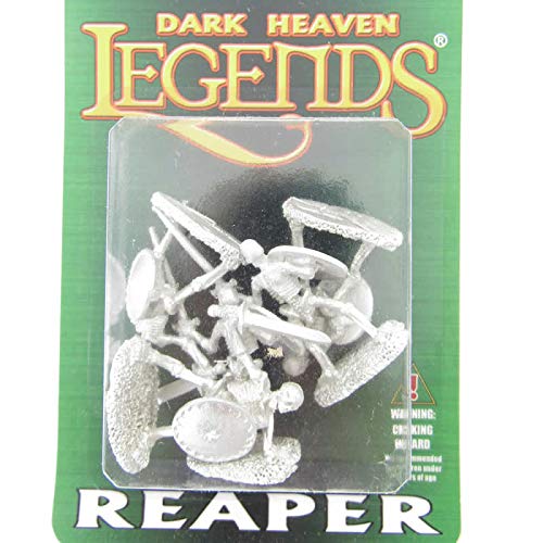 Reaper Skelette mit Schwertern, Armee-Pack, Miniaturen, 25 mm, heldenhafte Skala, Dark Heaven Legends Miniaturen von Reaper