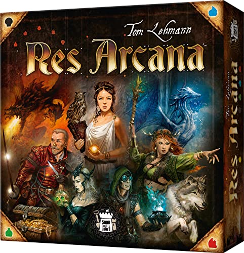 Rebel | Res Arcana (polnische Ausgabe) | Brettspiel | Alter 12+ | 2-4 Spieler | Spielzeit ca. 30 Min. von Rebel