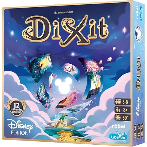 Rebel | Dixit Disney | Brettspiel | Familienspiel | 3-6 Spieler | Alter 8+ | Spielzeit 30 Min. von Rebel