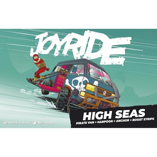 Rebellion Unplugged: Joyride High Seas - Erweiterung Piraten Thema Auto Kampf Brettspiel Neue Hindernisse & Rennstreckenelemente ab 12 Jahren 2-4 Spieler von Rebellion Unplugged