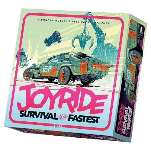 Rebellion Unplugged: Joyride: Survival of The Fastest - Car Combat Board Game, Battle On Maps & Racetracks, Ages 12+, 2-4 Players von Rebellion Unplugged