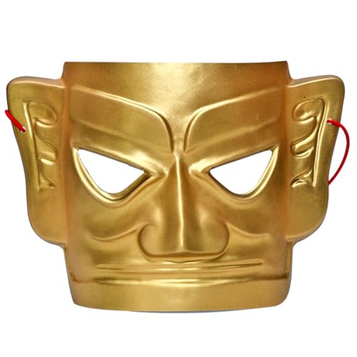 Lustige Partymaske Sanxingdui Maske Maskerade Maske Halloween Maske Vollgesichtsmaske Gruselige Maske Tanzmaske Dress Up Maske Sanxingdui Maske Chinesische Maske Maskerade Maske Tanzmaske Gruselige von Rebellious