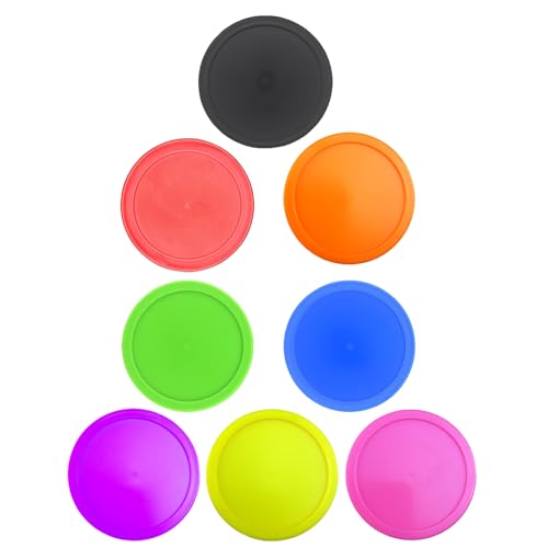 Rebellious 8 Stück Runde Hockey Pucks Air Hockey Pucks Ball Ersatz Schwere Hockey Tische Pucks Für Spieltische Ausrüstung Schwere Hockey Tische Pucks von Rebellious