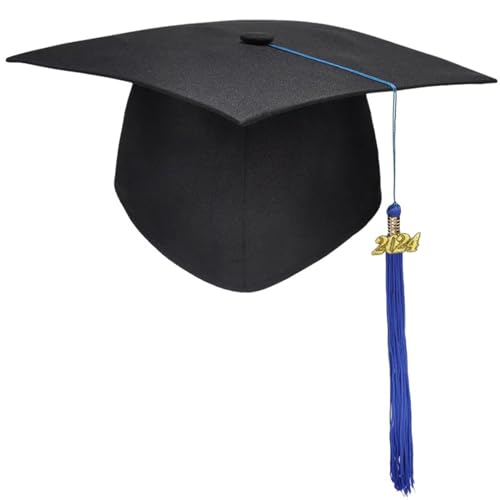 Rebellious Akademischer Hut für Teenager, mit Fransen für Akademien, Souvenirs, Kappen für Abschlussfeier, Ornamente, Abschlussfeier, Kopfmeisterhut von Rebellious