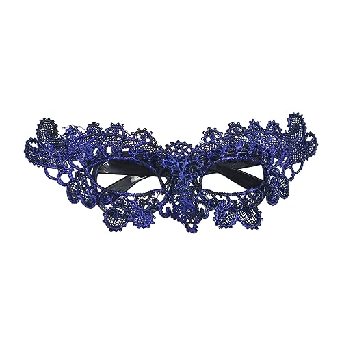 Rebellious Maskerade Augenmaske Halloween Frauen Spitze Maske Halbgesichtsmaske für Weihnachten Karneval Party Kostüm Karneval von Rebellious