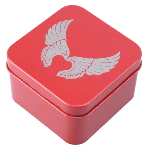 Rebellious Quadratische Metall Kartenbox Spielkarten Tarot Behälter Schmuck Aufbewahrungskoffer Verpackung Pokerspiel Leere Pokerkarten Aufbewahrungsbox von Rebellious