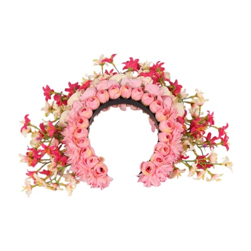 Vintage-inspirierter Blumen-Haarschmuck mit ethnischen Blumen, anmutiges Haar-Accessoire für Frauen, femininer Hochzeitskopfschmuck, modische Haarverzierung von Rebellious