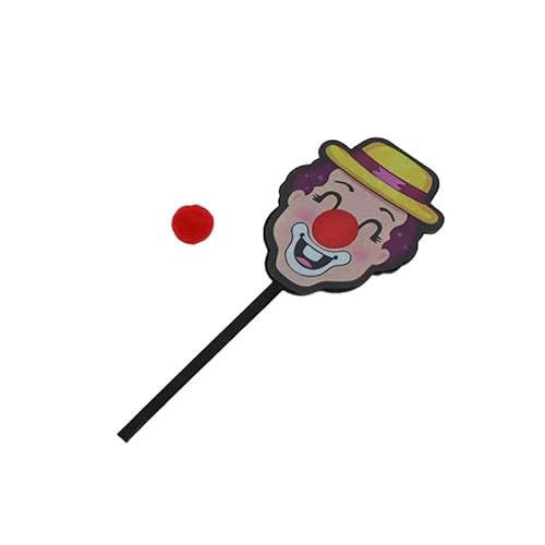 Clown Paddel Magic Tricks Classic Paddle Trick Red Clown Nose Vanishes Close-up Illusions Gimmicks Funny Props Easy to Do von Rebetomo