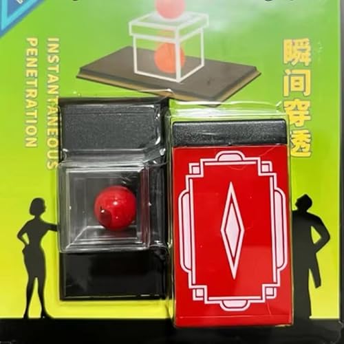 Dragon Altar Magic Tricks Instant Penetration Ball Penetrate Coins into Box Magic Close Up Illusions Gimmicks Mentalismus Requisiten von Rebetomo