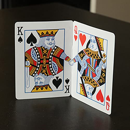 Holding Hands Card Magic Tricks Two Signed Cards Connected into One Playing Card Magia Romantic Close Up Street lllusions Gimmicks Mentalism Props von Rebetomo