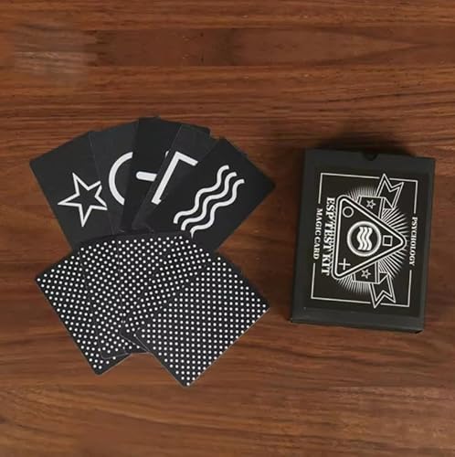 Hyper ESP Karten Magic Trick Close Up Street Illusions Gimmicks Mind Reading Mentalism Playing Card Prediction Magic Props von Rebetomo