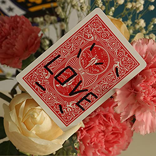 Love Poker Magic Tricks LOVE Appearing On The Chosen Card Playing Card Magia Magician Romantic Close Up Illusions Gimmicks Mentalism Props von Rebetomo