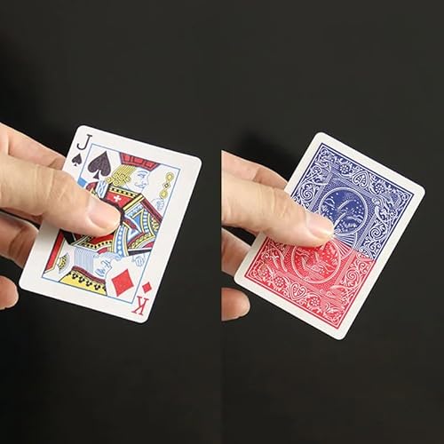 Mystic Fade Card Magic Tricks Card Face Changes to Chosen One Card Back Color Change Magic Close-up Illusions Gimmicks Requisiten (Gesichtswechsel) von Rebetomo