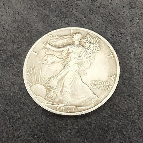 Rebetomo 1 x magnetische Walking Liberty Half Dollar (super stark, 3,05 cm, Messing) Zaubertricks Magnet Münze Magie Nahaufnahme Straße Illusionen Gimmicks Mentalismus Requisiten von Rebetomo