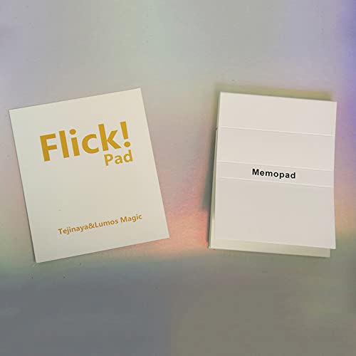 Flick! Pad Magic Tricks ändern sofort das Bild oder den Text, der auf dem Notizblock gezeichnet wird, Nahaufnahmen, Straßen-Illusionen, Gimmicks, Mentalismus-Requisiten von Rebetomo