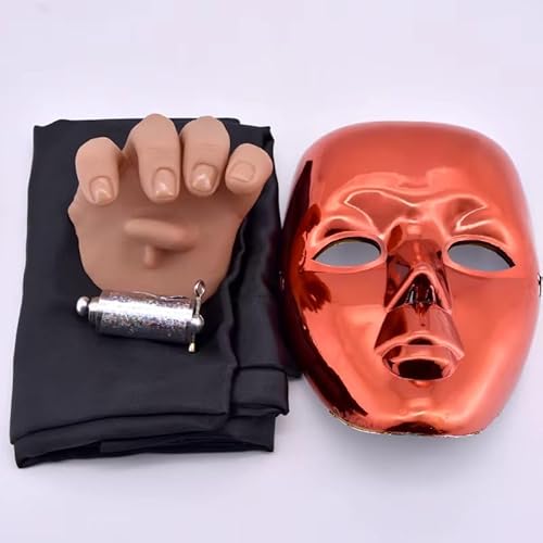 Rebetomo Ghost Mask Magic Tricks Traditional Mask Quick Change Magic Professional Magician Stage Party Illusions Gimmick Props Funny Trick von Rebetomo