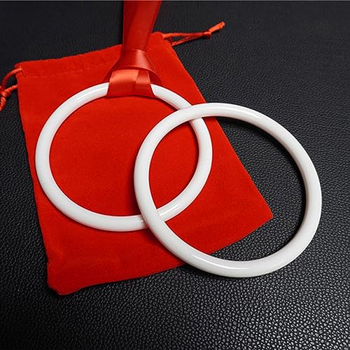 Ring and Ribbon Magic Tricks Ribbon Melt Through Ring Penetration Magic TV Show Bühne Illusionen Gimmicks Mentalismus Requisiten Ring and Ribbon Magic Tricks Ribbon Melt Through Ring Penetration Magic TV Show Bühne Illusionen Gimmicks Mentalismus Requisiten von Rebetomo