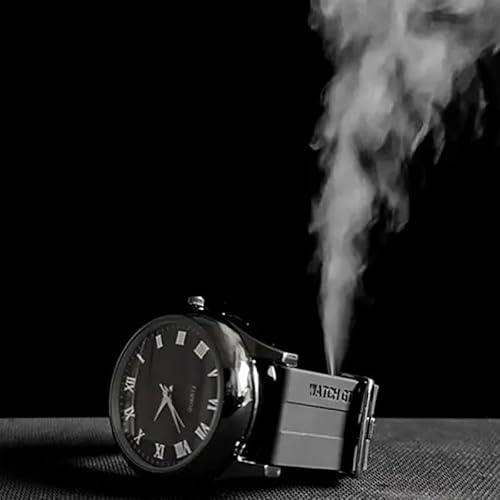 Smoke Watch Pro Magic Tricks Zwei Fernbedienungsschalter Echte Uhrmachung Rauchproduktion Magische Bühne Nahaufnahme Illusionen Gimmicks Requisiten (weiß) von Rebetomo