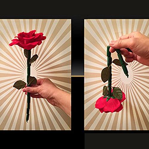 The Breakaway Flower Magic Tricks Classic Breakaway Wand Routine Magier Comedy Break Restore Flower Magie Close Up Street Illusions Gimmicks Lustige Requisiten von Rebetomo