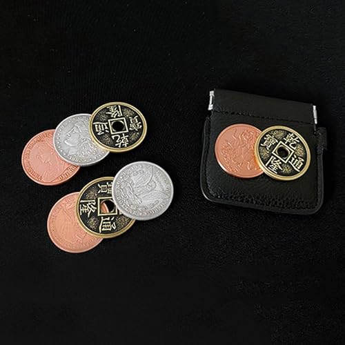 Ultimate CSB Magic Tricks Coin Appear Vanish Magic Magier Close Up Illusions Gimmick Mentalism Requisiten (Deluxe-Set) von Rebetomo