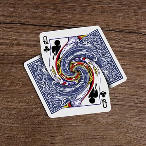 Vortex Magic Tricks Spielkarte Connected Poker Change Magia Magier Close Up Street Illusions Gimmicks Mentalismus Requisiten (blaue Rückseite) von Rebetomo