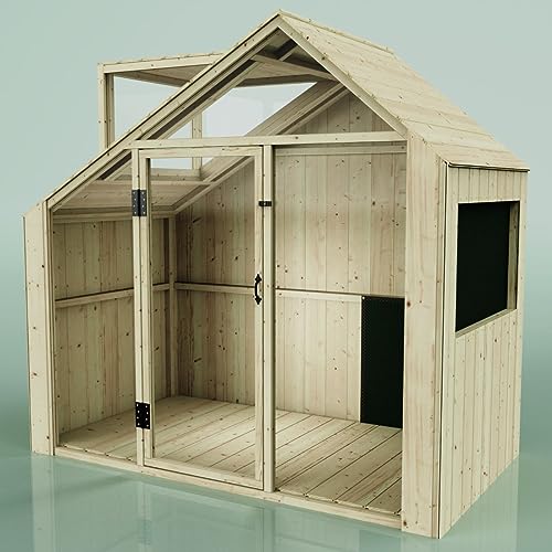 Rebo Spielhaus aus Massiv-Holz mit Acryl-Glas | Outdoor Kinderspielhaus Garten | Stabile Konstruktion, Modernes Design Rebo Spielhaus aus Massiv-Holz mit Acryl-Glas | Outdoor Kinderspielhaus Garten | Stabile Konstruktion, Modernes Design von Rebo