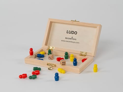 Recent Toys On-The-Go LudoTravel Brett-Set, Spiel, Reise-Ludo-Set mit faltbarem, tragbarem Aufbewahrungsbrett, traditionelles Strategiespiel für Kinder/Erwachsene Recent Toys On-The-Go LudoTravel Brett-Set, Spiel, Reise-Ludo-Set mit faltbarem, tragbarem Aufbewahrungsbrett, traditionelles Strategiespiel für Kinder/Erwachsene von Recent Toys