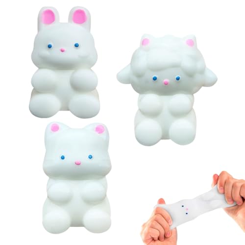 3 Pcs Squishy-Katzen-Set, Top-Stressabbau-Spielzeug, 2025 einzigartige Geschenke für Teenager, Kinder, Frauen, Männer, Erwachsene, Beste Teenager-Mädchen, Teenager-Jungen, Tweens von Recitem